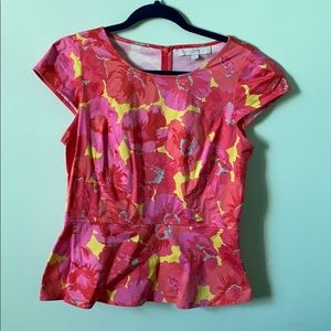 Peplum floral top